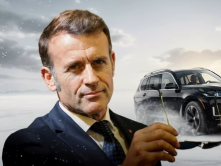 Sixt "habilita" el estilo presidencial: Humor y oportunidad tras las gafas de Macron en Davos