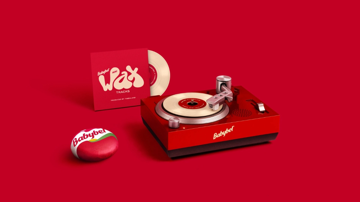 Babybel "pincha" el éxito: Minidiscos de vinilo inspirados en su icónica cera roja