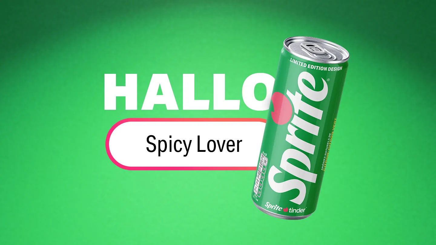 Tinder y Sprite se unen para reinventar las citas de la Generación Z con una campaña «spicy»